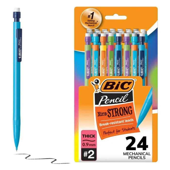 24Ct Bic Xtra Strong Pencils