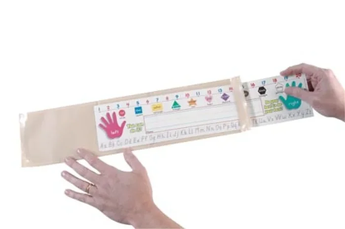 25Ct Extra Large Clear Adhesive Nameplate Pockets