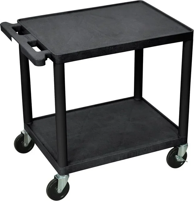 26″H AV Cart – Two Shelves