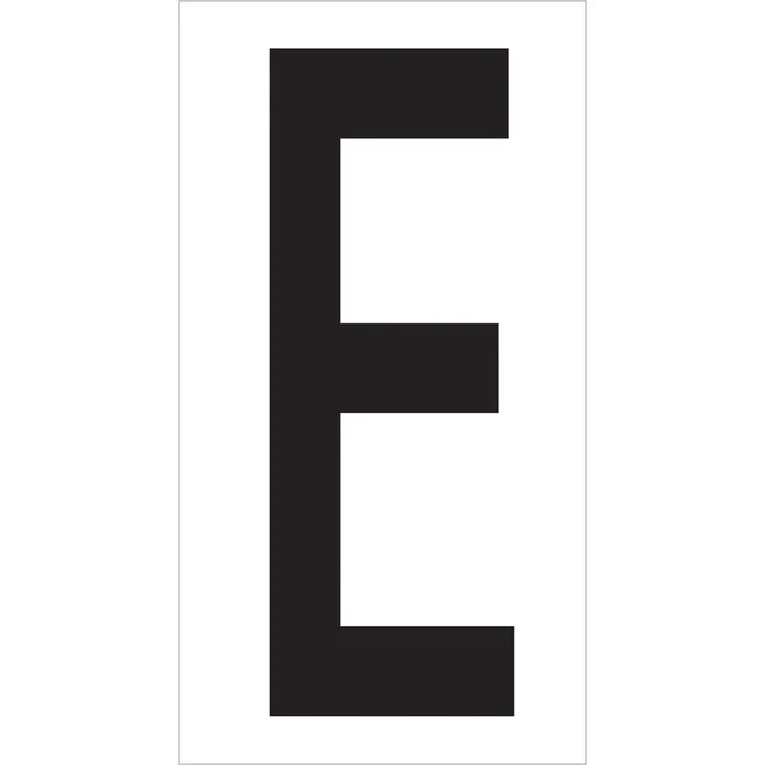 3 1/2″ “E” Vinyl Warehouse Letter Labels 50/Case