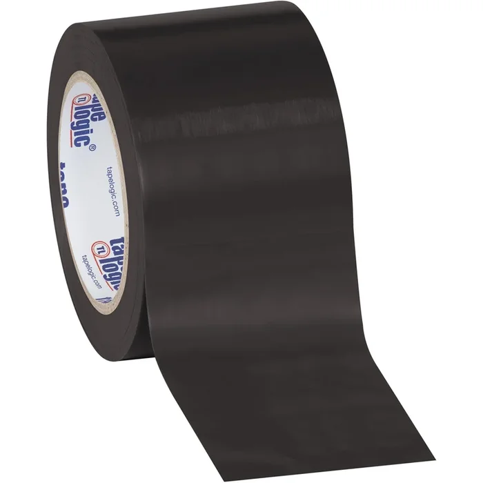 3″ x 36 yds. Black Solid Vinyl Safety Tape 3/Case