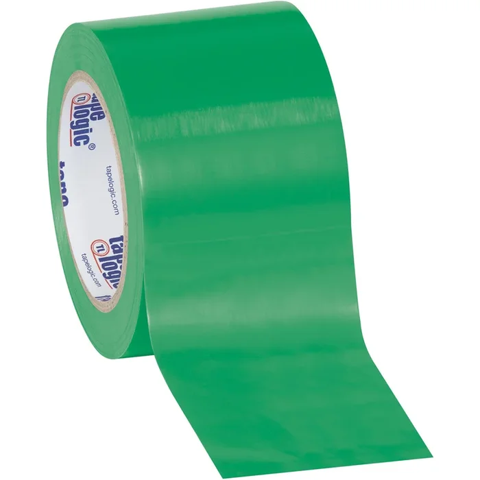 3″ x 36 yds. Green Solid Vinyl Safety Tape 3/Case