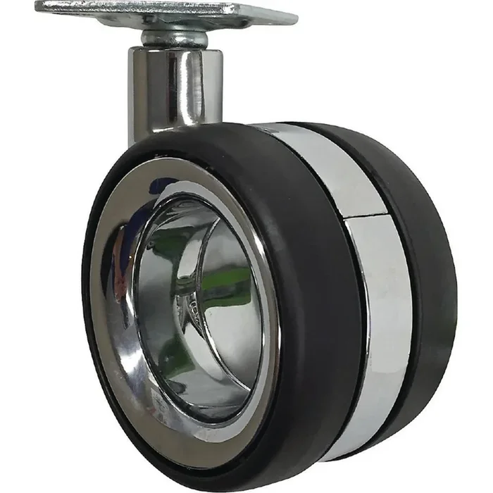 3 in. Vacant Twin Wheel Caster with 121 lbs. Load Capacity