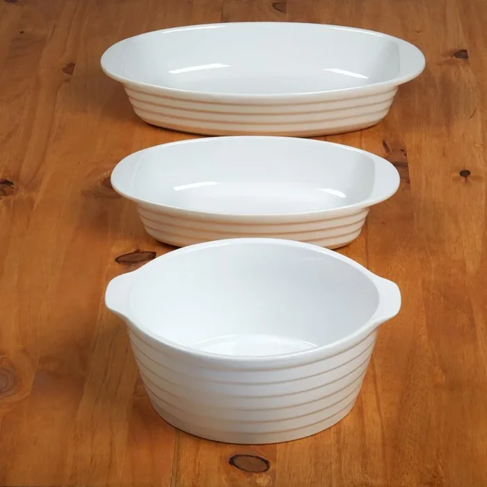 3-Piece Porcelain Bakeware Set