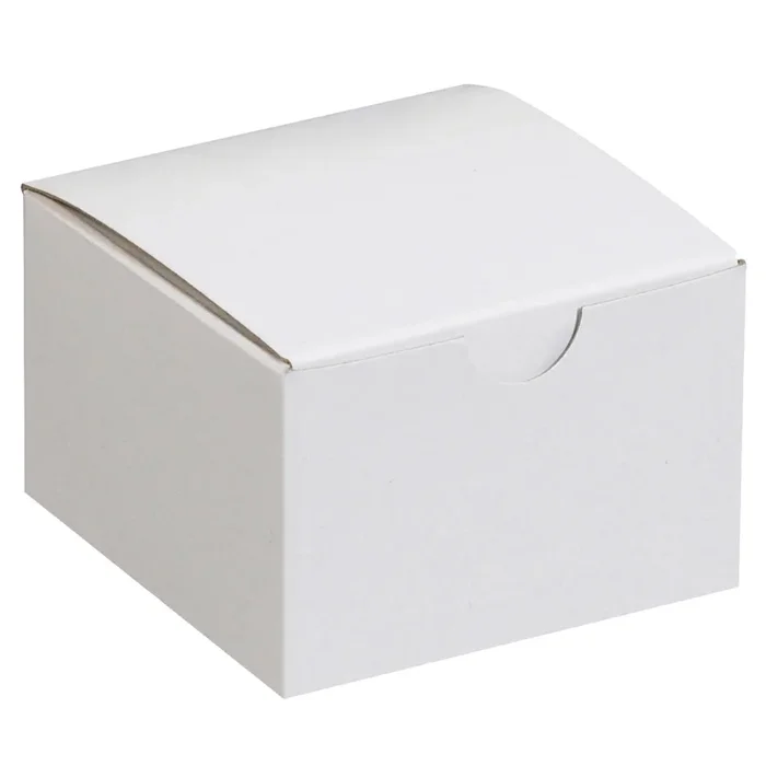 3 x 3 x 2 White (Flat Finish) Gift Box 100/Case
