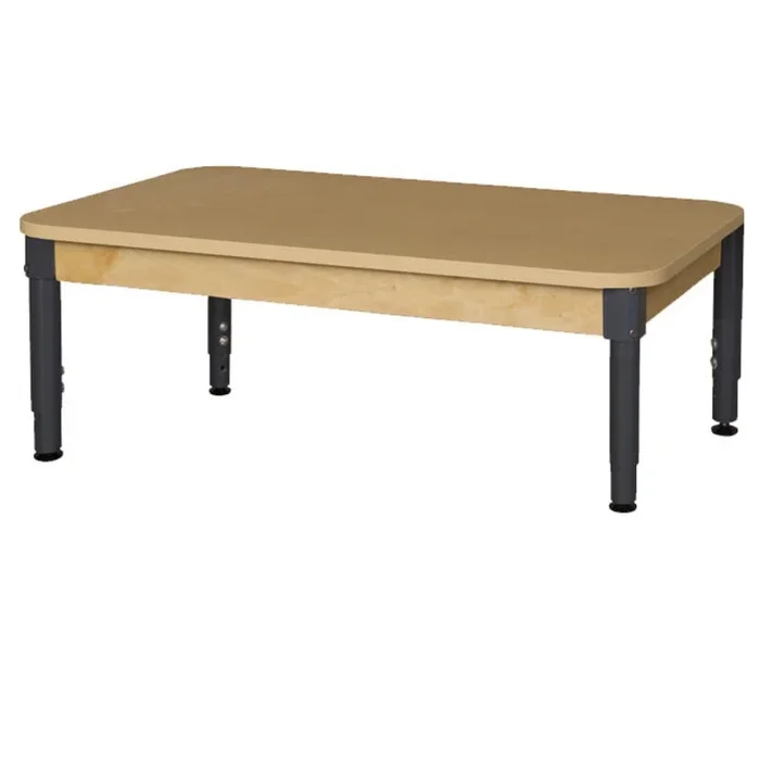 30″ X 48″ Rectangle High Pressure Laminate Table With Adjustable Legs 12″-17″