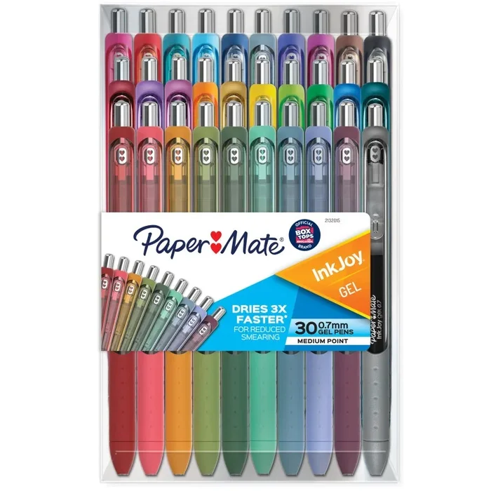 30Ct Paper Mate Inkjoy Gel Pen Set