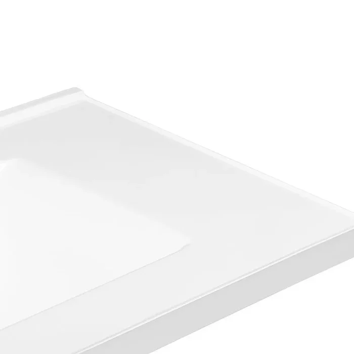 31-in White Cultured Marble Single Sink Bathroom Vanity Top