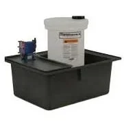 330 Gallon Plastic Chemical Feed Station Tank