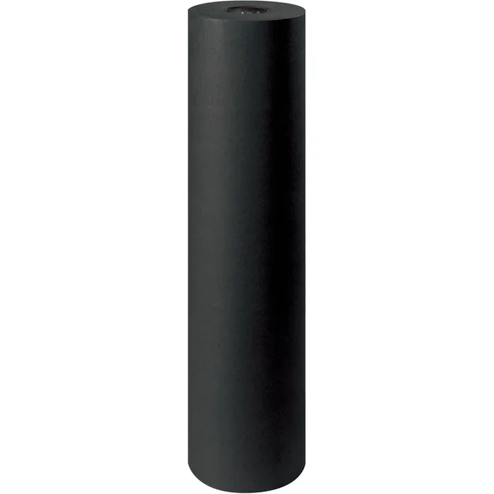 36″ 50 lb. Black Kraft Paper Rolls 720 Feet/Roll
