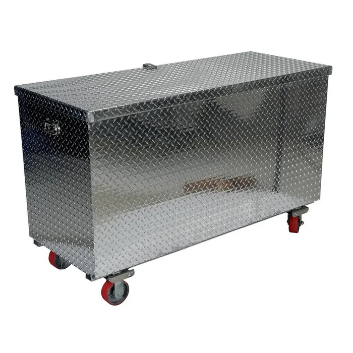 36 in. x 48 in. Aluminum Portable Tool Box with Casters