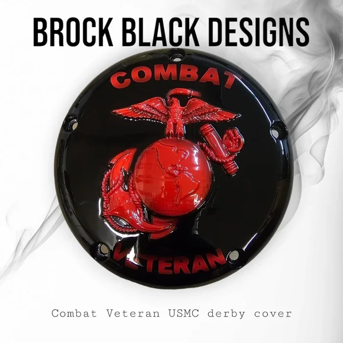 3D USMC Derby cover