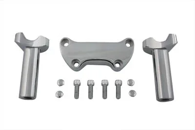 4-1/4 Straight Riser Kit Chrome – V-Twin Mfg.