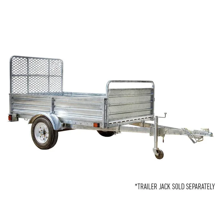 4.5 ft. x 7.5 ft. Single Axle Galvanized Utility Trailer Kit with Drive-Up Gate