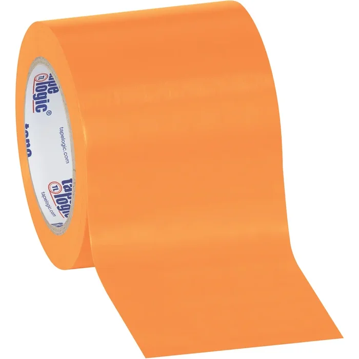 4″ x 36 yds. Orange Solid Vinyl Safety Tape 12/Case