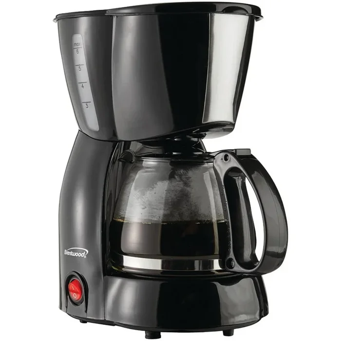 4-Cup Black Coffee Maker