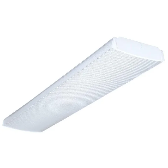 4 ft. 2-Light White Fluorescent Low Profile Wraparound