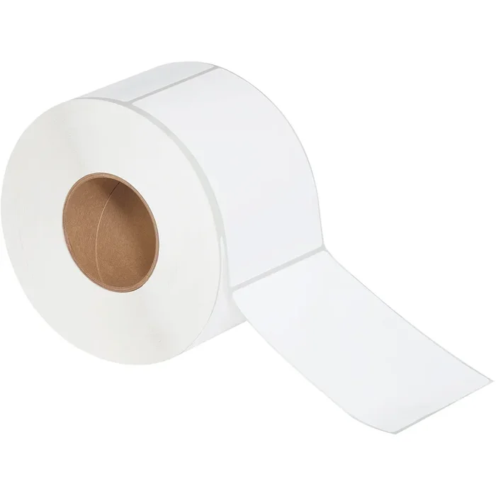 4 x 6 1/2″ White Thermal Transfer Labels 4/Case