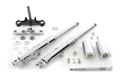 41mm Fork Assembly with Chrome Sliders – V-Twin Mfg.