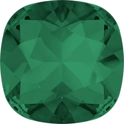 #4470 Swarovski Cushion Square Fancy Stone- 27mm – Emerald