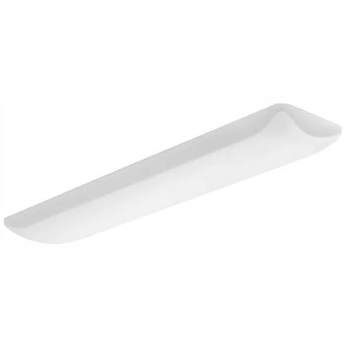 45 -Watt Matte White Integrated LED Flushmount