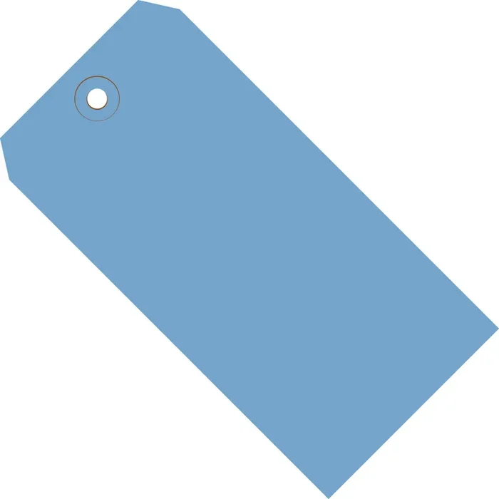 5-1/4 x 2-5/8 Royal Blue Tags (THICK BOARD – 13 POINT) 1000/Case