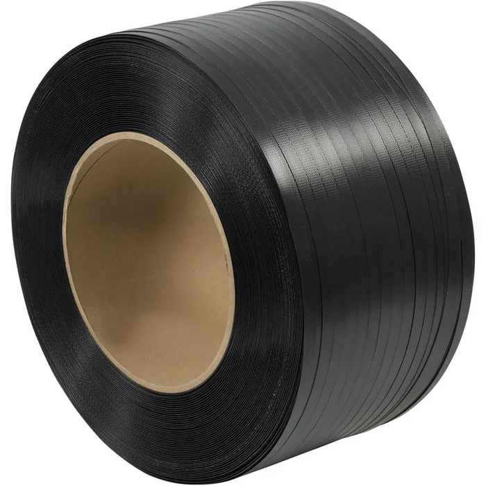 5/8″ x .025 600# (8×8) Polypropylene Strap 6000 Feet BLACK
