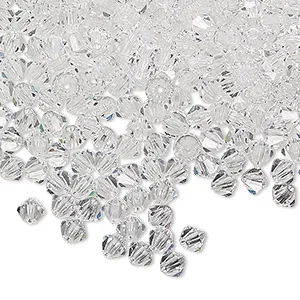 5mm Preciosa Crystal Bicone Bead- CRYSTAL