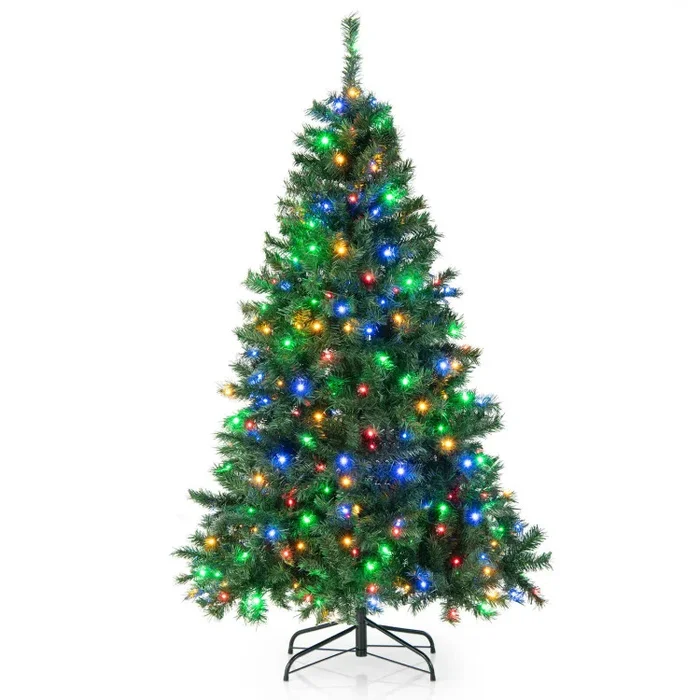 6 Feet Christmas Tree Pre-Lit, 3-Minute Quick Shape
