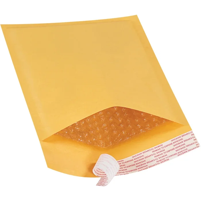 6 x 10 – #0 Self-Seal Bubble Mailers – 25/Case
