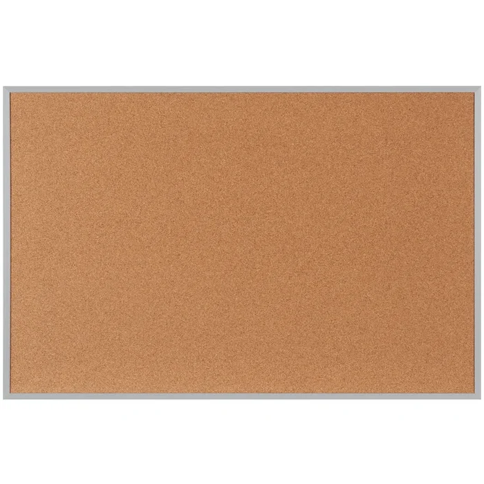 6 x 4′ Cork Board with Aluminum Frame