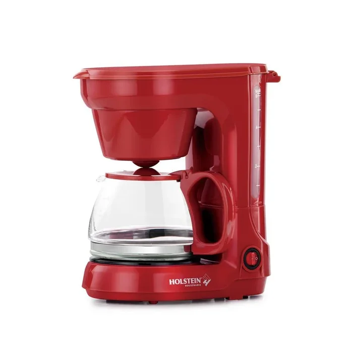650-Watt Red 5 Cup Coffee Maker