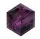 6mm Cube Bead Amethyst