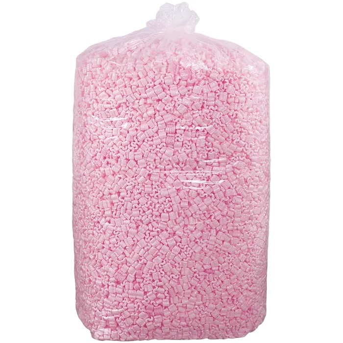 7 Cu. Ft. Anti-Static Pink Peanuts