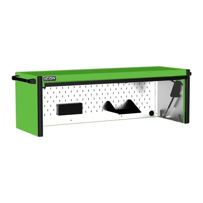 73 in. Professional Work Center Hutch – Green