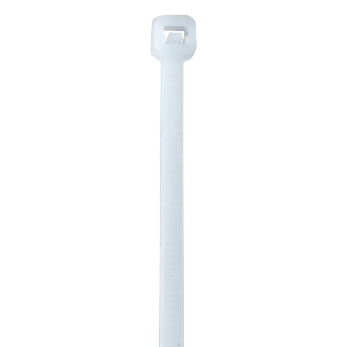 8″ (50 lb Tensile) Clear Nylon Cable Ties 1000/Case