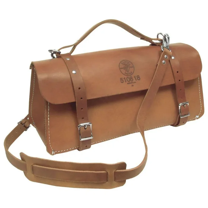 8 in. Deluxe Leather Tool Bag