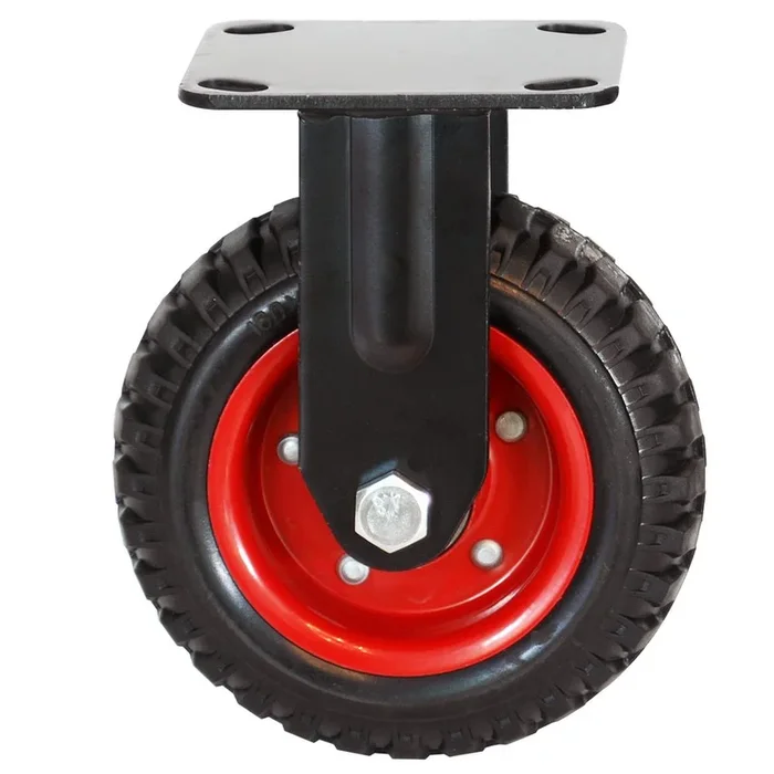 8 in. Fixed Heavy-Duty Industrial Caster