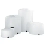 850 Gallon Plastic Vertical Water Storage Tank in White