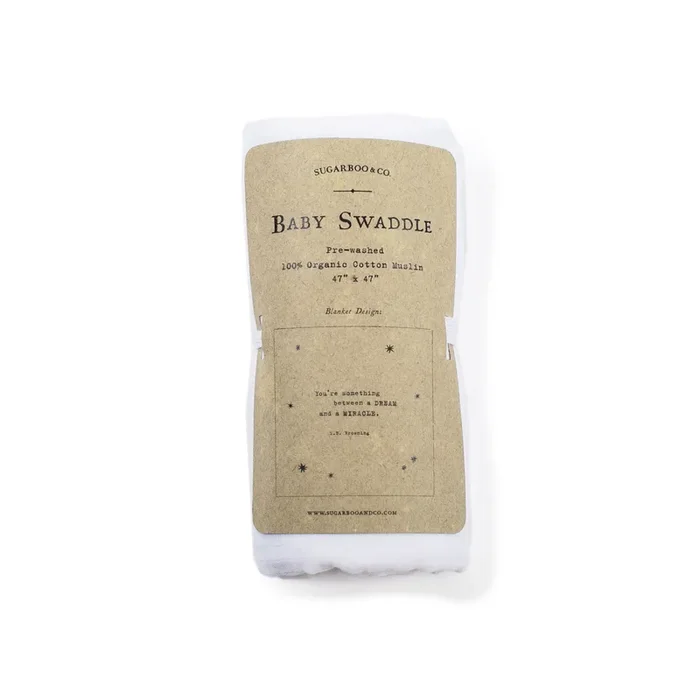 A Dream And A Miracle (E.B. Browning) Swaddle Blanket 47″x47″