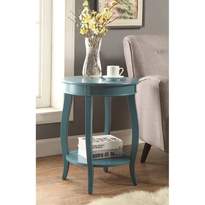 Aberta Side Table in Teal