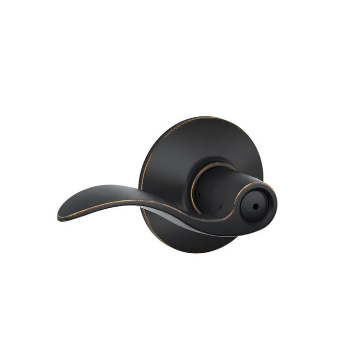 Accent Aged Bronze Privacy Bed/Bath Door Lever