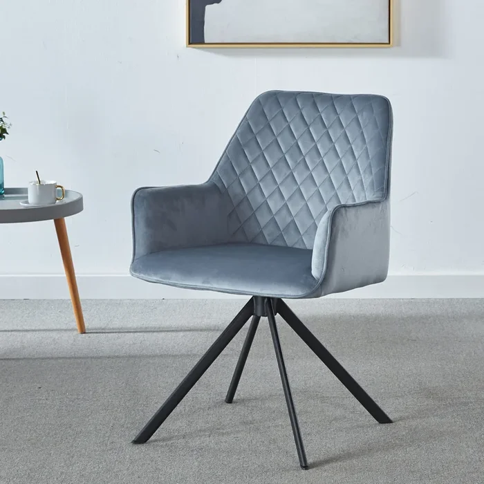 Accent Chair, Dining Chair Upholstered Backrest Seat Chairs For Home Kitchen Living Rooms Velvet Upholstered Contemporary Vanity Chair Blue Velvet