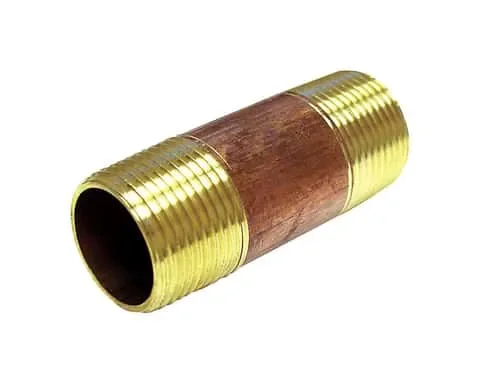 Ace 1/2 in. MPT Brass Nipple 2 in. L