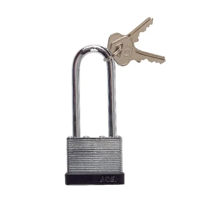 Ace 1.313 in. H X 1-9/16 in. W X 1-1/2 in. L Steel Double Locking Padlock 1 pk Keyed Alike