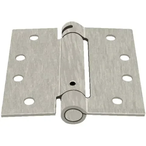 Ace 4 in. L Satin Nickel Self Closing Hinge 1 pk