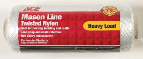 Ace 430 ft. L White Twisted Nylon Mason Line