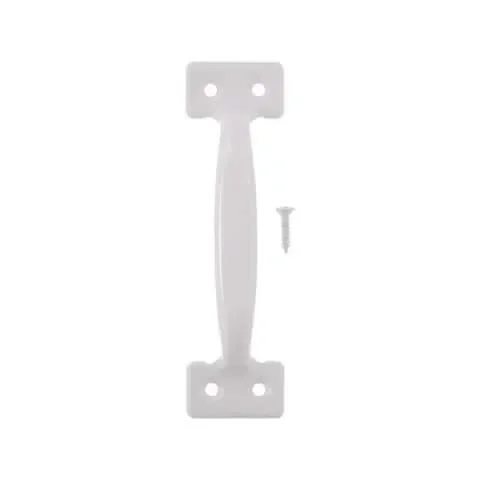 Ace 5.5 in. L Gloss White White Steel Utility Pull
