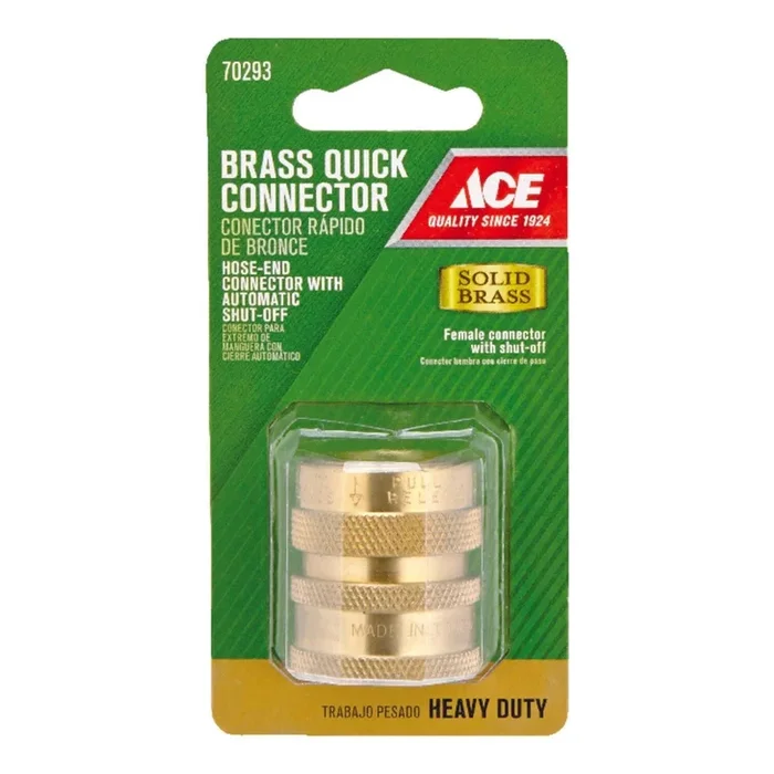 Ace Brass Threaded Female Quick Connector Coupling