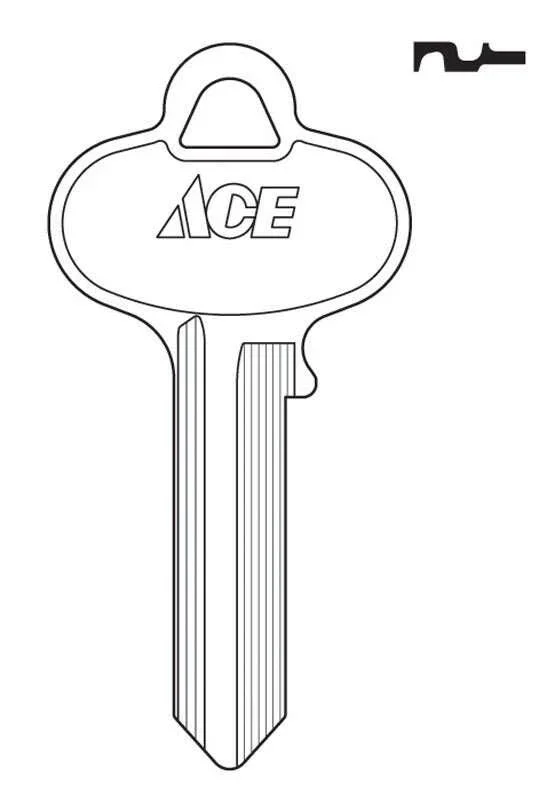 Ace House/Office Key Blank Single For Segal Locks